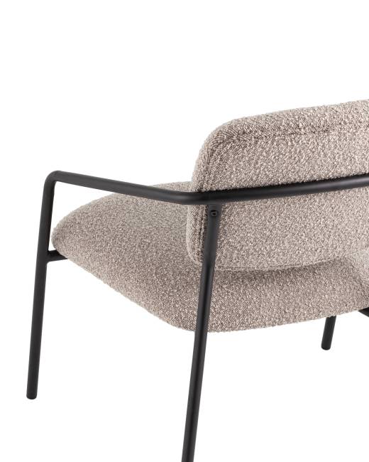 Кресло лаунж Rooney серый