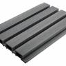 Вертикальная стеновая панель NauticPrime Line ДПК 219*26*3000мм, цвет Тёмно-серый