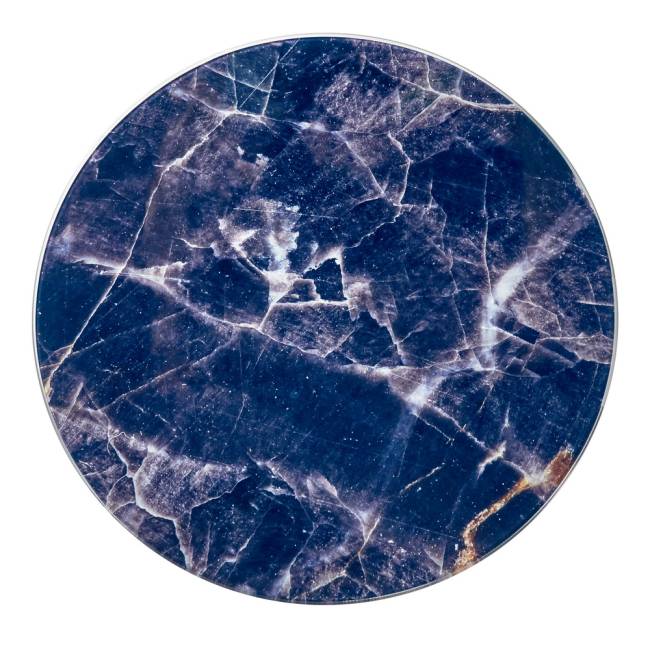 Набор кофейных столиков Tango темно-синий с чёрными ножками, 2шт Набор кофейных столиков Tango темно-синий с чёрными ножками, 2шт