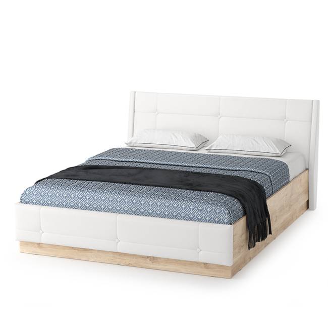 Кровать Муссон с подъёмным ортопедом и стол Бостон с зеркалом цвет белый/дуб эндгрейн элегантный/кожзам белый Кровать Муссон с подъёмным ортопедом и стол Бостон с зеркалом цвет белый/дуб эндгрейн элегантный/кожзам белый