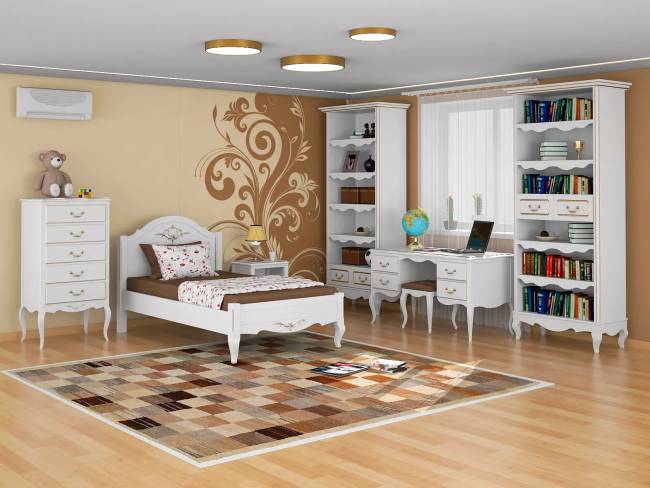 Кровать Малонн Ави Белый