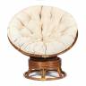 Кресло-качалка PAPASAN/ПАПАСАН w 23/01 B /с подушкой/ 115х78х104 см, Pecan (орех), ткань Старт