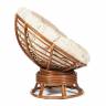 Кресло-качалка PAPASAN/ПАПАСАН w 23/01 B /с подушкой/ 115х78х104 см, Pecan (орех), ткань Старт