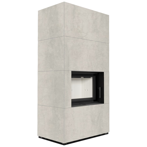 Каминокомплект Kratki PRO FLOKI NATURALI PIETRA DI SAVOIA PERLA BOCCIARDATA