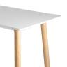Стол барный Eames DSW белый