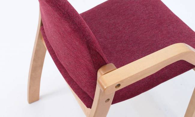 Стул-кресло Джуно 2.0 натур/красный