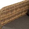 "Прованс" диван из искусственного ротанга трехместный, цвет соломенный