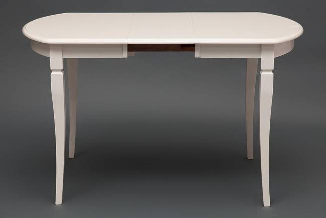 Стол раскладной Modena (MD-T4EX) дерево гевея/мдф, 100+29х75х75 см, ivory white (слоновая кость 2-5) ivory white (слоновая кость 2-5) дерево гевея/мдф