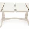 Стол раскладной Siena ( SA-T6EX2L ) дерево гевея/мдф, 150+35+35х80х75см, ivory white (слоновая кость 2-5) ivory white (слоновая кость 2-5) дерево гевея/мдф
