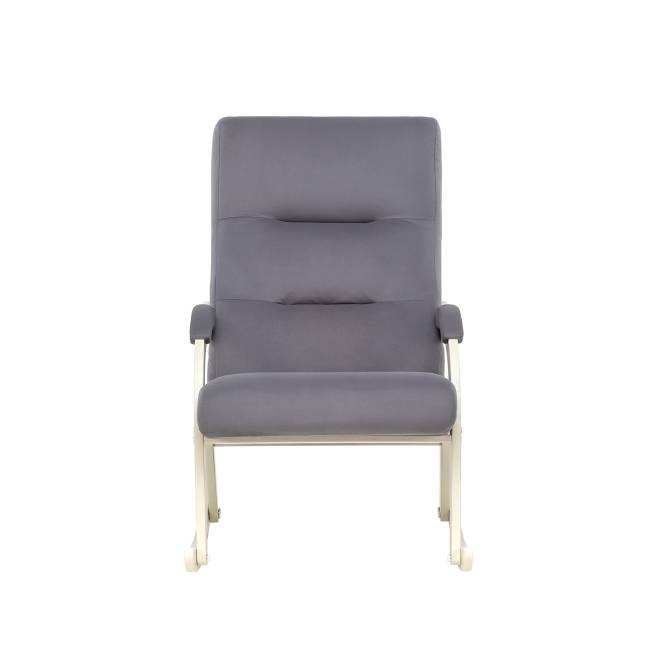 Кресло-качалка Leset Дэми Слоновая кость V32 серый